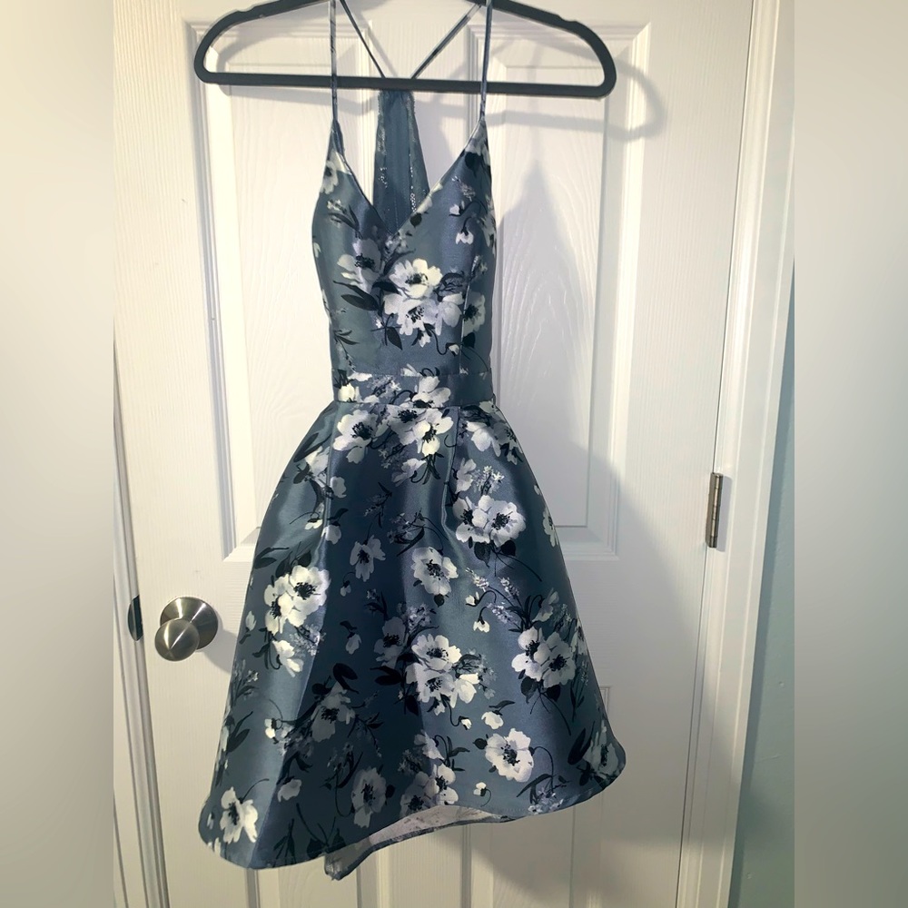 Macy's floral mini dress